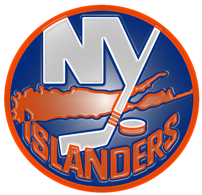 New York Islanders Plastic Effect Logo iron on paper